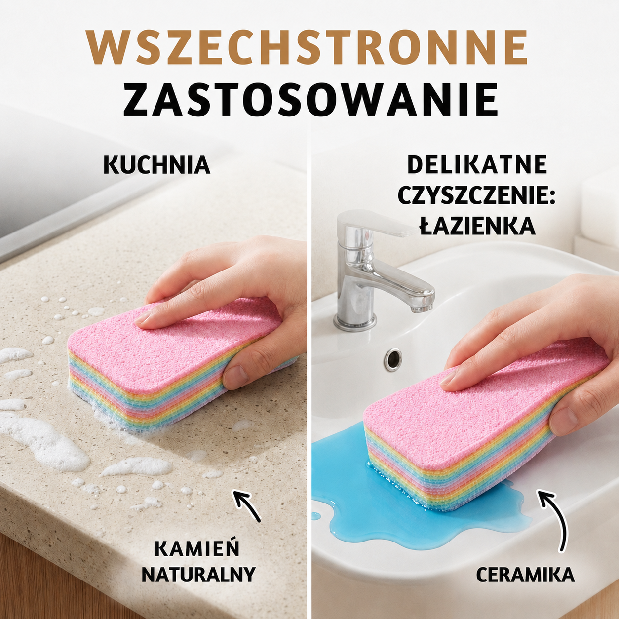 Wszechstronne zastosowanie - kuchnia i łazienka